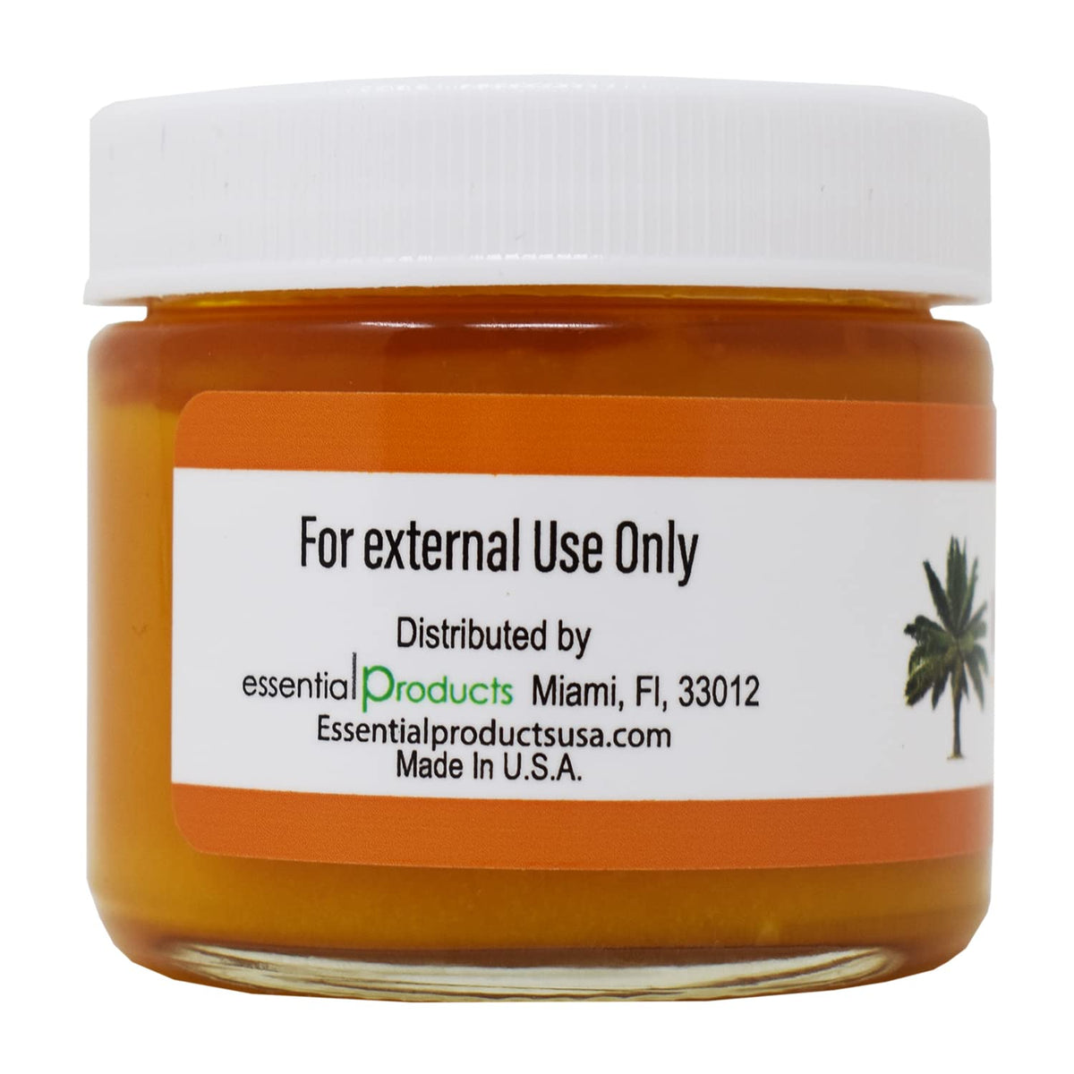 CHANGOVANNISANTERIA palm oil jar closeup highlights pure, lightweight moisturizer texture.