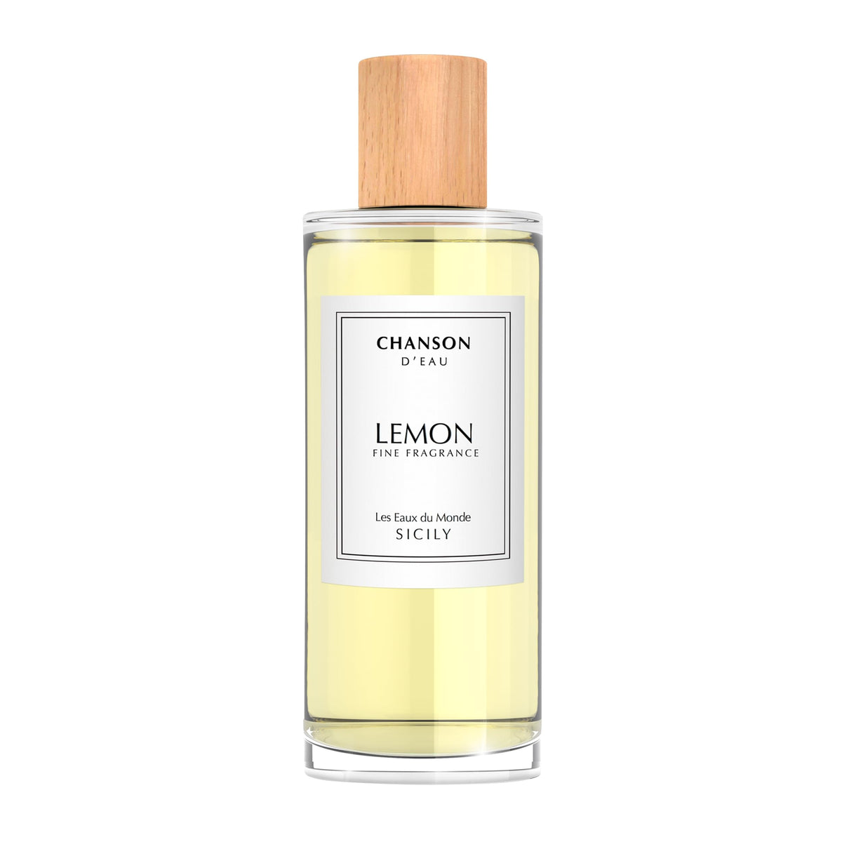 Chanson d'Eau Lemon Eau de Toilette bottle shows a sleek, elegant design for daily wear.