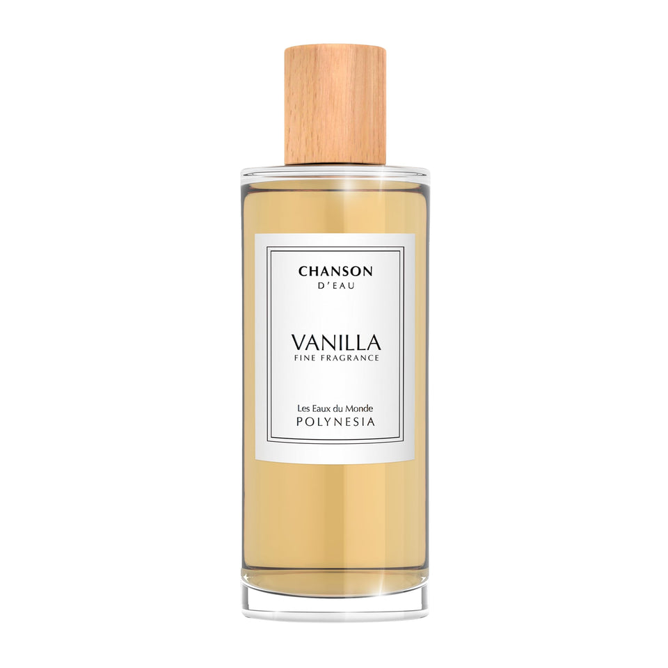 CHANSON D'EAU Vanilla bottle, elegant packaging for daily wear.