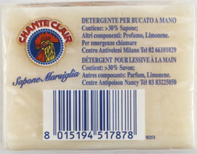 CHANTECLAIR natural Marseille soap close-up showing traditional formula