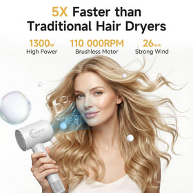 CHAOCHI brushless motor delivers powerful airflow for salon-quality results.