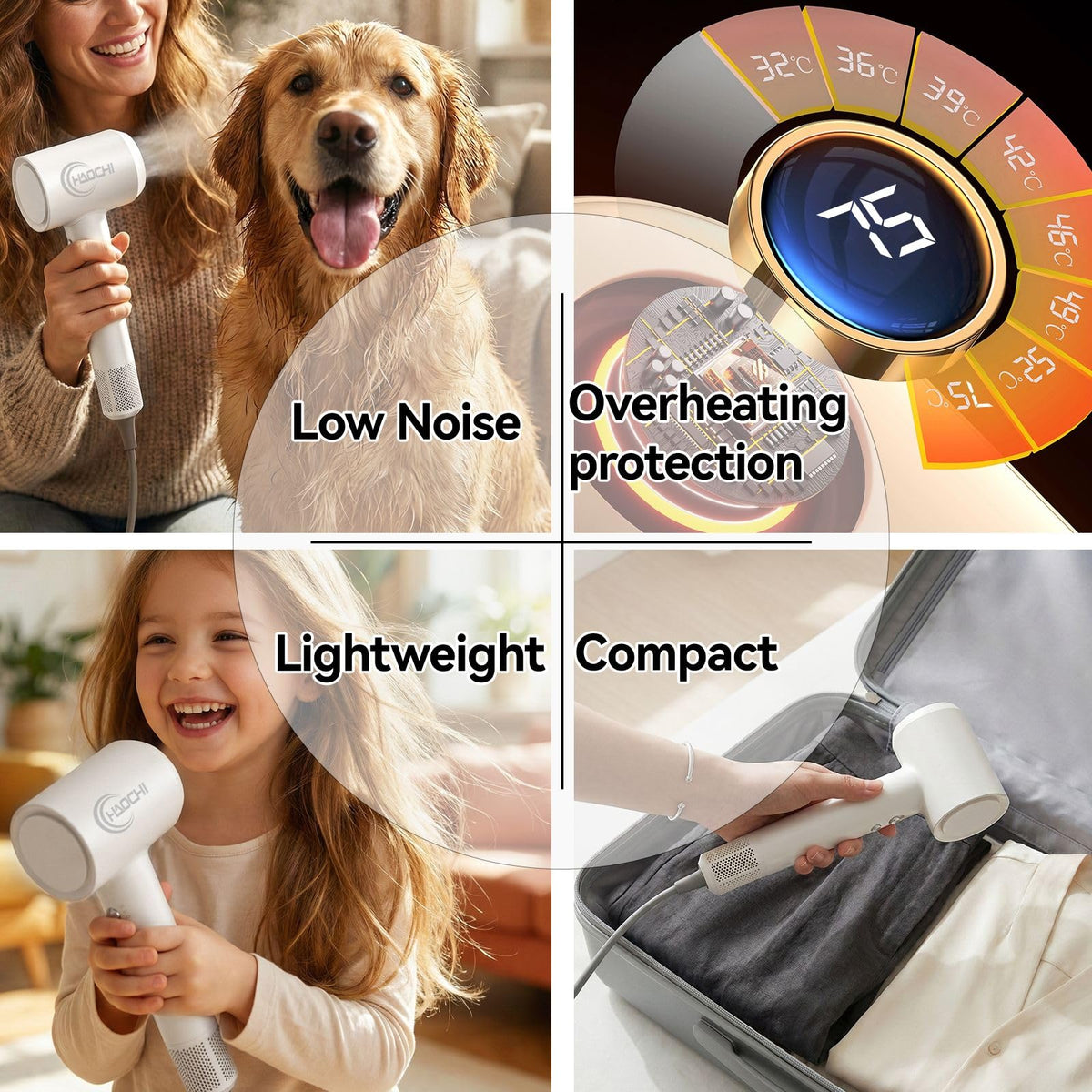 CHAOCHI UL-certified safety plug ensures safe everyday use.