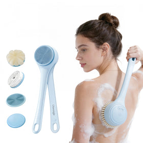 Chaoxingjie electric body brush showing rotatable design for easy reach and cleaning.