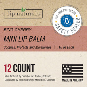 CHAP-ICE Lip Naturals Bing Cherry flavor with pleasant scent and moisture.
