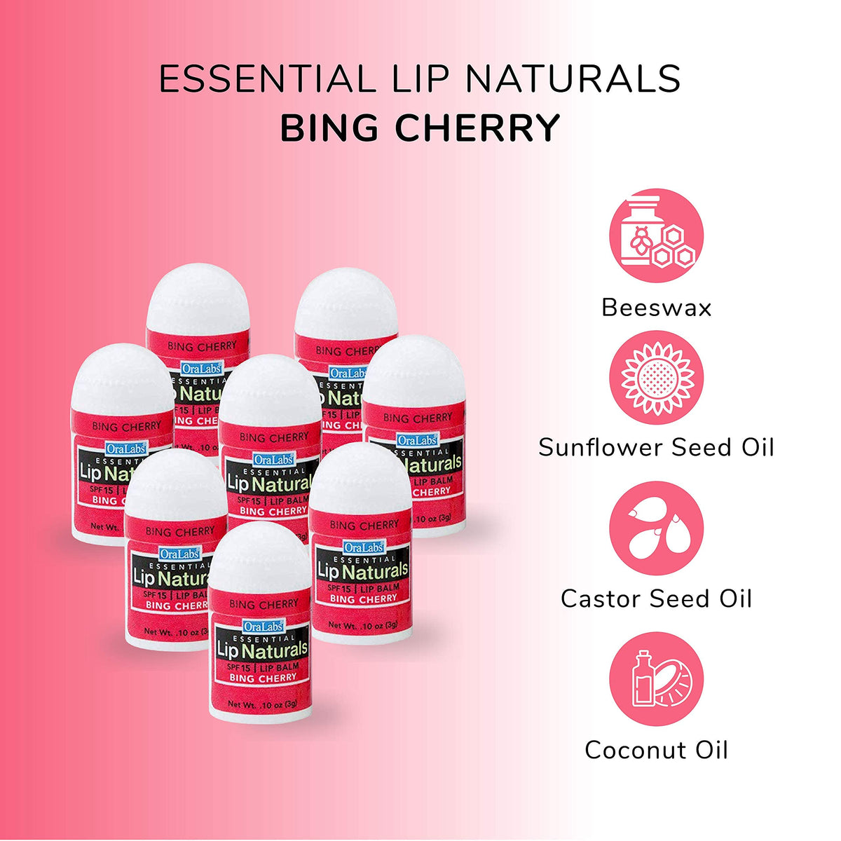 CHAP-ICE Lip Naturals made in USA packaging closeup shows quality.