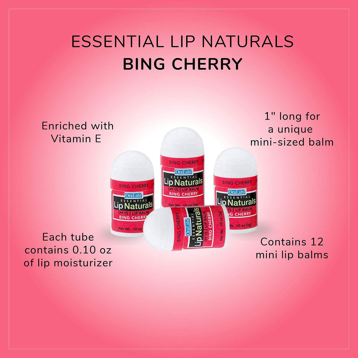 CHAP-ICE Lip Naturals mini balm application closeup for quick touchups.