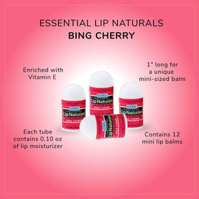 CHAP-ICE Lip Naturals mini balm application closeup for quick touchups.