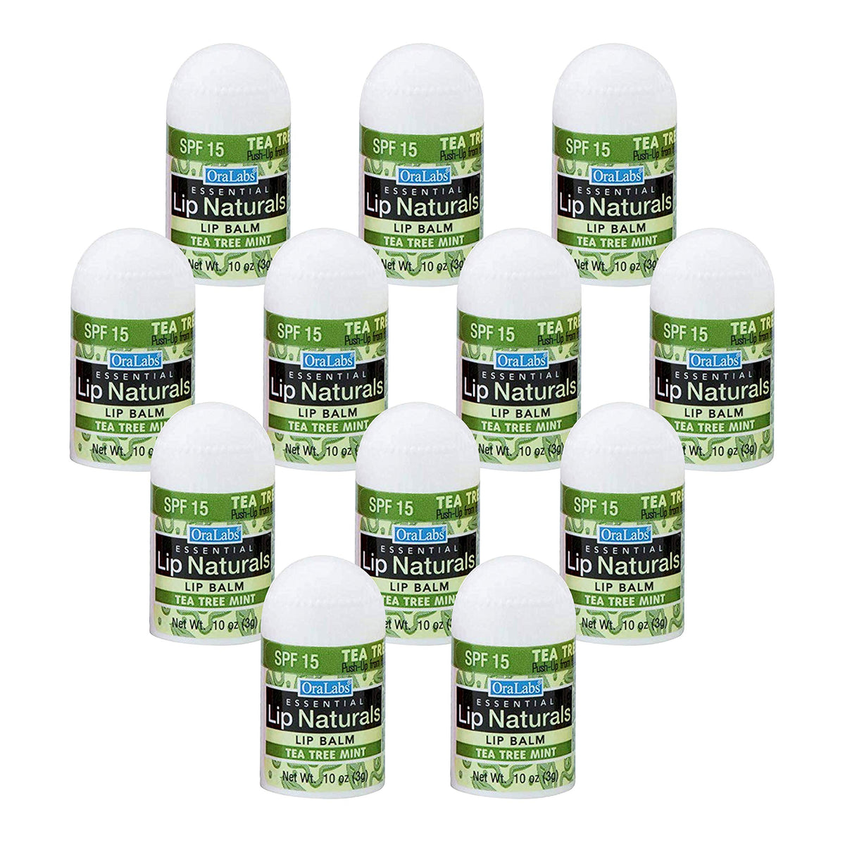 CHAP-ICE Lip Naturals mini tea tree balm SPF 15 in a pocket-friendly tube for on-the-go hydration
