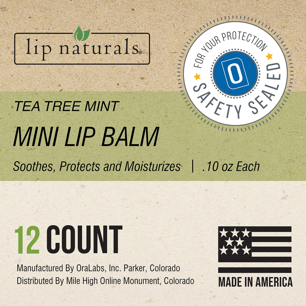 CHAP-ICE Lip Naturals mini balm SPF 15 with refreshing peppermint oil