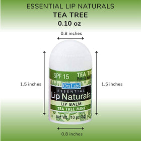 CHAP-ICE Lip Naturals tea tree balm mini for travel and daily moisture
