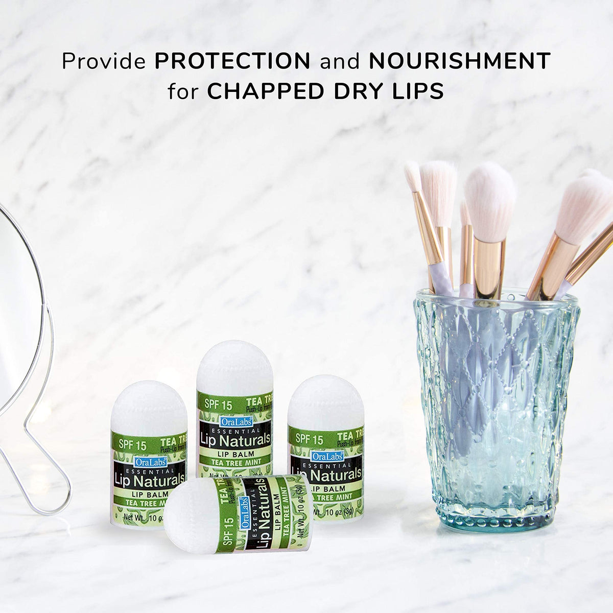 CHAP-ICE mini balm with tea tree mint for soothing freshness