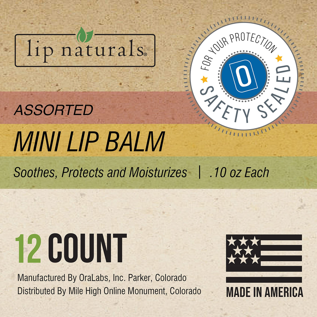 CHAP-ICE Lip Naturals mini tea tree mint balm with refreshing care.