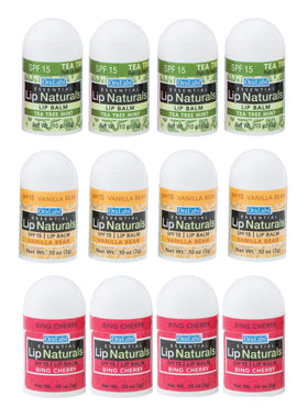 CHAP-ICE Lip Naturals mini vanilla balm for on-the-go hydration.