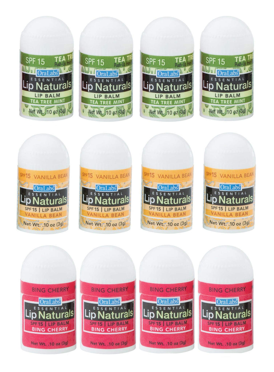 CHAP-ICE Lip Naturals mini vanilla balm for on-the-go hydration.