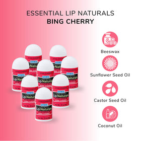 CHAP-ICE Lip Naturals USA-made balm with beeswax and coconut oil.