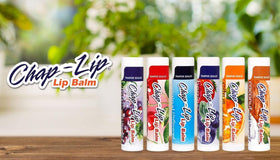 Chap-Lip Lip Balm coconut flavor close-up demonstrates barrier-like hydration and easy application.