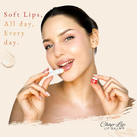 Chap-Lip cocoa butter lip balm provides lasting smoothness