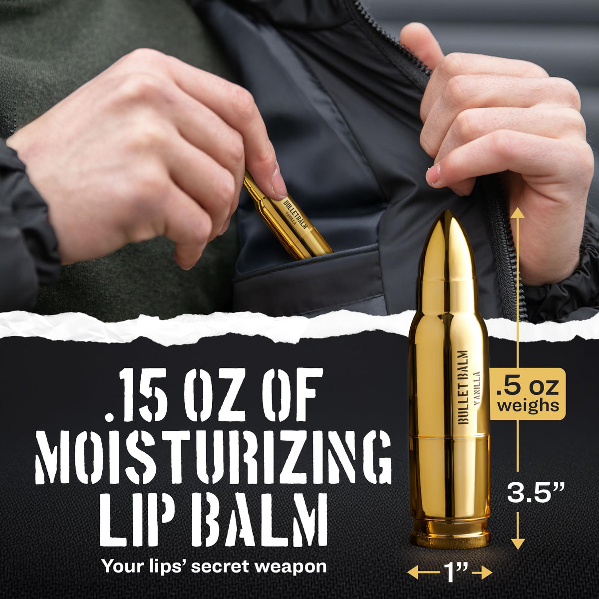 Outdoor and gun-owner lifestyle vibe in the product branding.