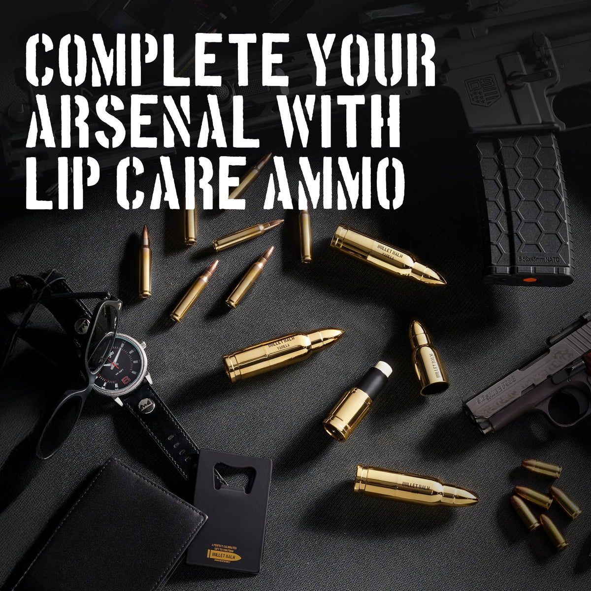 Compact lip care for on-the-go moments.