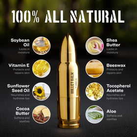 ChapChamp Bullet Lip Balm Vanilla Peppermint, range-bag ready and easy to grab.