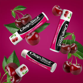 ChapStick 24 blister packs of cherry balm in packaging.