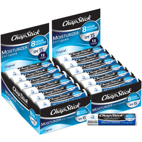ChapStick bulk SPF lip balm Original 24-count box ready for outdoor use