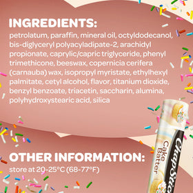 ChapStick Cake Batter flavor close-up for a sweet lip treat