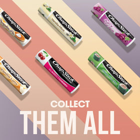 ChapStick dry lips nourishing balm in cherry flavor for comfort.