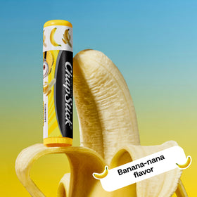 ChapStick Minions Banana-Berry lip balm stick with fruity scent.
