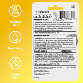 ChapStick Minions banana flavor close-up highlighting playful branding.