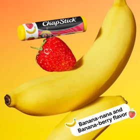 ChapStick Minions Choco-Nana lip balm stick with chocolate banana flavor.