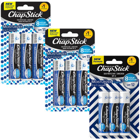 ChapStick Moisturizer 2-in-1 lipcare SPF12 front view for daily sun protection.