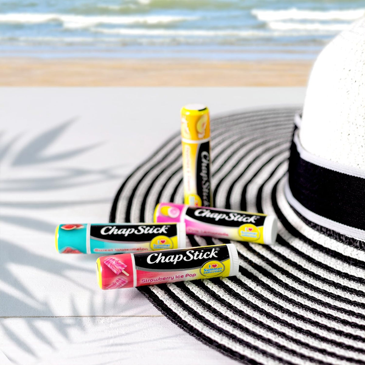 ChapStick Strawberry Ice Pop packaging with limited edition design.