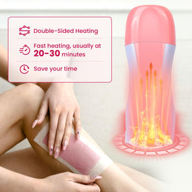 Charmonic Roll On Wax Kit roller head for smooth, even application.