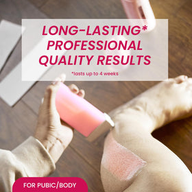 Charmonic wax strips enable clean, direct skin contact for fast results.