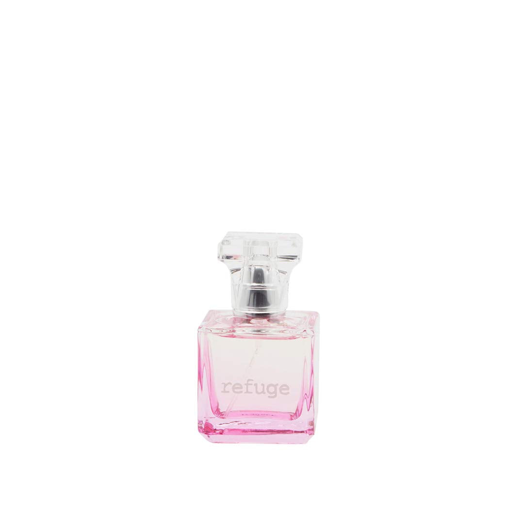 Charlotte Russe Refuge Perfume bottle front view, imported by Refuge, ideal for everyday elegance.
