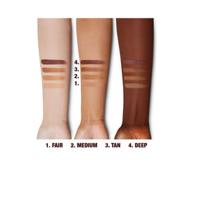 Charlotte Tilbury Airbrush Matte Bronzer on face and body use case.