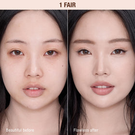 Charlotte Tilbury Airbrush Flawless Blur Concealer applicator tip demonstrates precise, invisible coverage