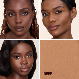 Charlotte Tilbury powder ultra-fine texture swatch highlighting soft-focus finish.