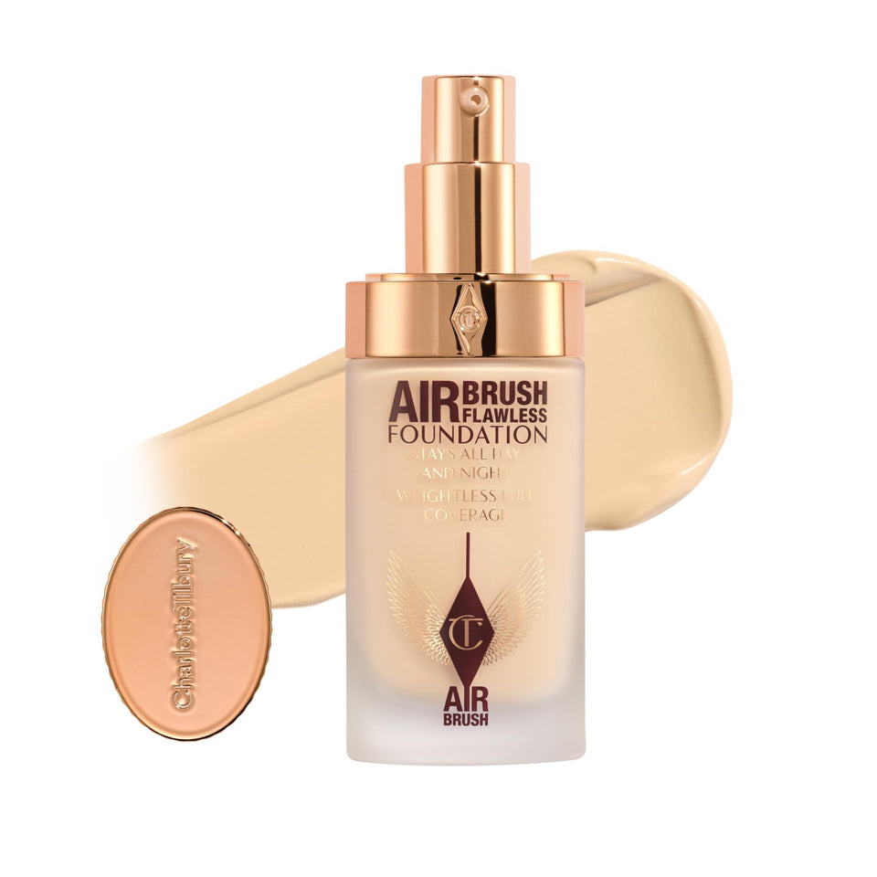 Charlotte Tilbury Airbrush Flawless Foundation bottle pump enables quick, controlled application.