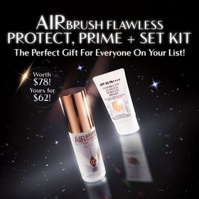 Charlotte Tilbury Airbrush Flawless Setting Spray provides a hydrating, long-lasting makeup hold.
