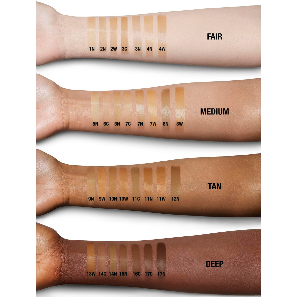 Charlotte Tilbury Beautiful Skin foundation glow finish on skin