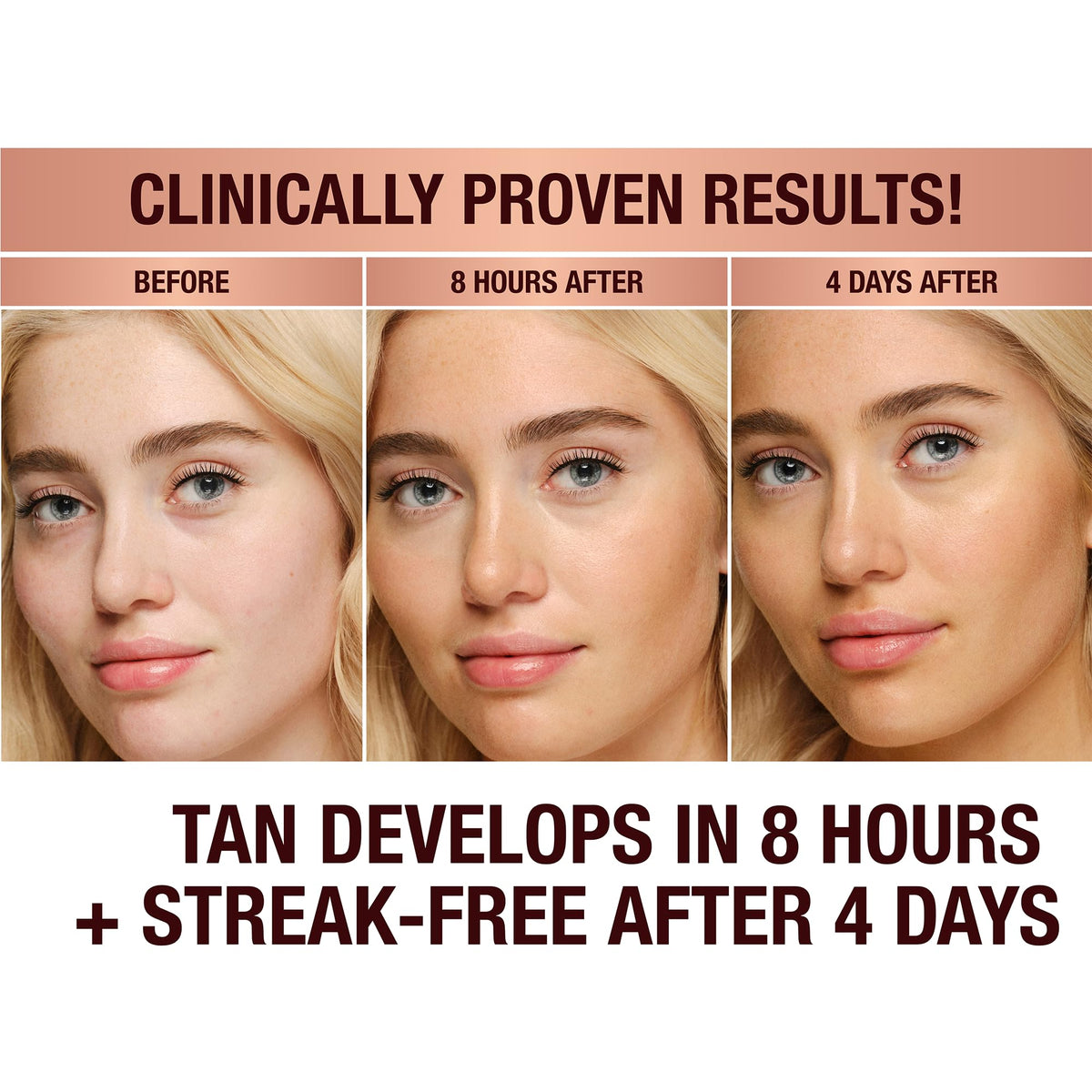 Charlotte Tilbury Beautiful Skin Tanning Drops being poured to show lightweight formula