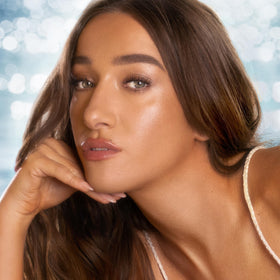 Swatches of Fair/Medium shade from Charlotte Tilbury Beautiful Skin Tanning Drops