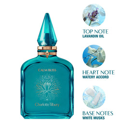 Calm Bliss cap close-up showing refined packaging and design details