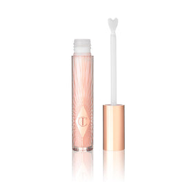 Charlotte Tilbury Collagen Lip Bath Rose Refresh tube showcasing a luminous, hydrating gloss.
