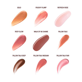 Charlotte Tilbury Collagen Lip Bath swatch enables quick day-to-disco transitions