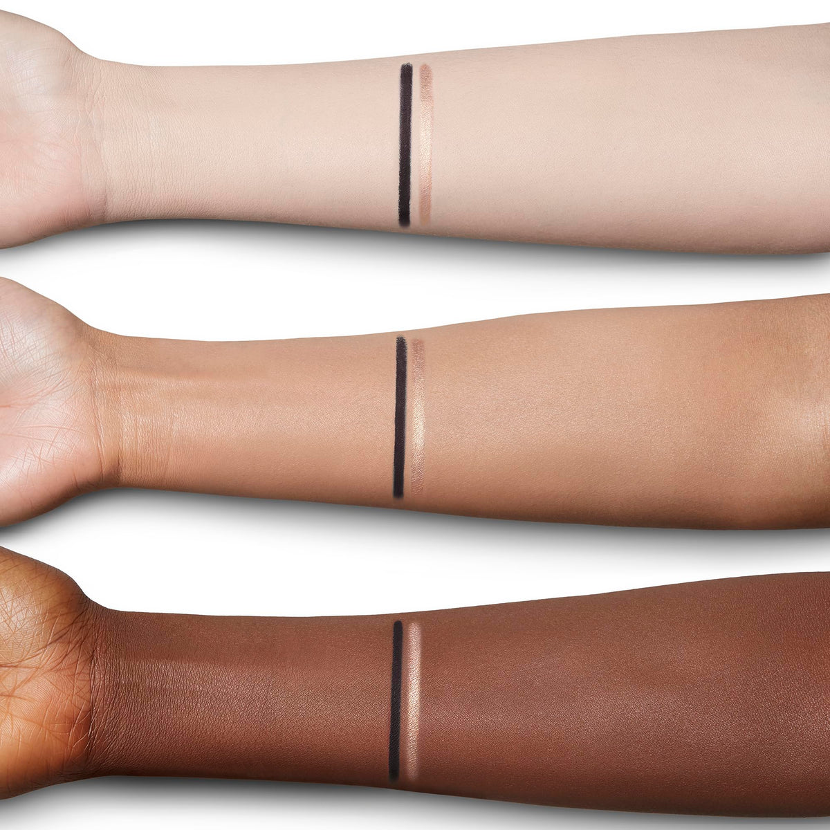 Charlotte Tilbury Exagger-Eyes metallic shade brightens the waterline for lift.
