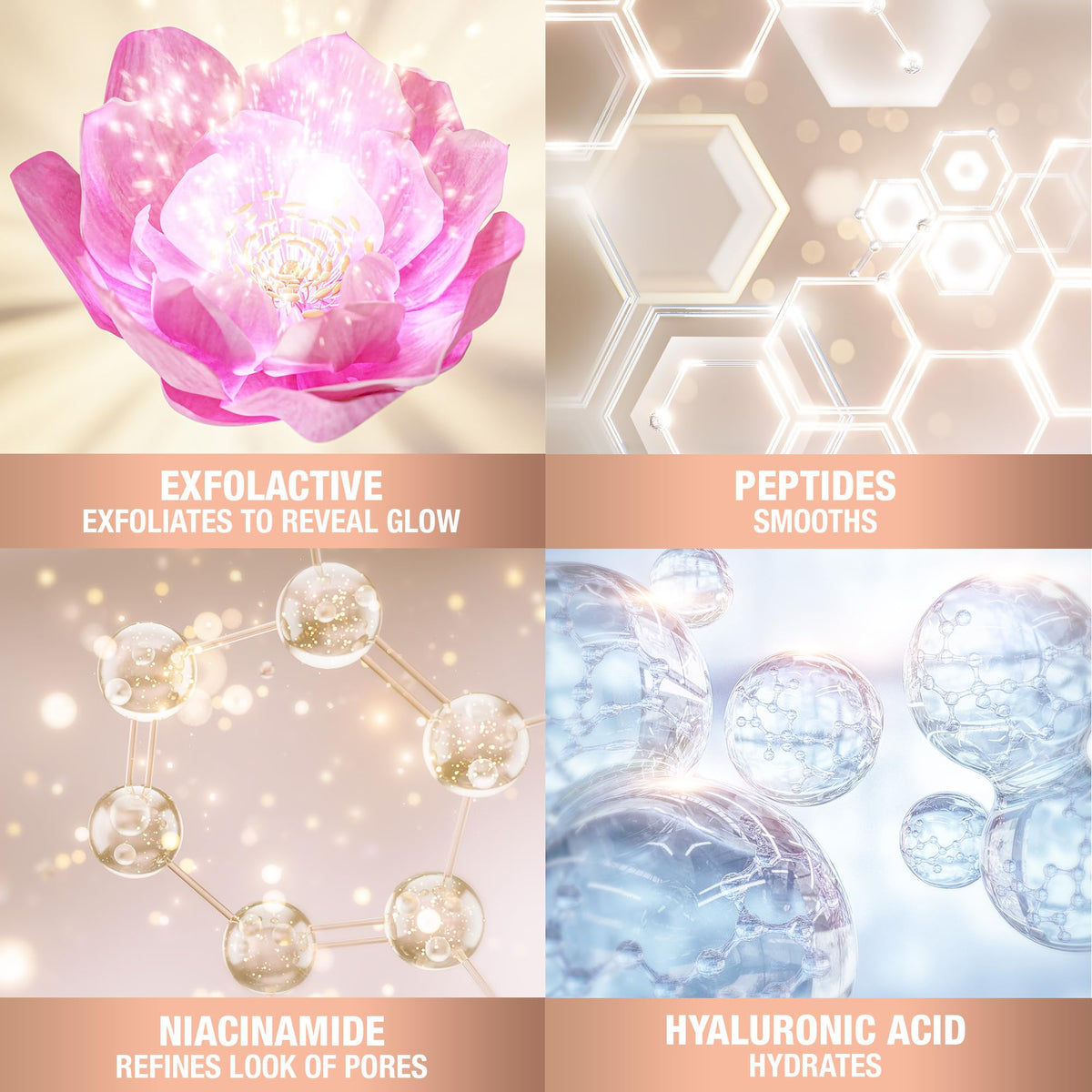 Glow Toner fresher scent with rose and lemon notes for a luxurious routine.