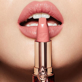 Charlotte Tilbury Hot Lips 2.0 satin finish, luminous pearl for fuller-looking lips